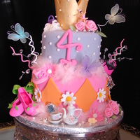 Fancy Nancy Tea Party Cake 