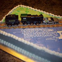 Back To The Future Cake My 4 year old LOVES Back to the Future III and begged for a train cake like in the movie. This is all I could come up with. I used...