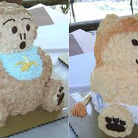 Lion And Monkey I hope it is ok to post this. These cakes were set side by side and were meant to be displayed as a set.