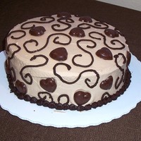 Chocolate Heart Cake I made this for my husband's birthday. His birthday is in February, so he usually gets a "heart" cake. Chocolate cake, with...