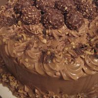 Over The Top German's Style Choc Cake Just an experiment with a German's style cake. Used hazlenuts instead of pecans. Choc cake with cocnut and hazlenut filling with...