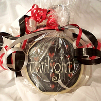 Twilight Cookies I made these cookies to match the Twilight cake I made. I don't make decorated cookies often, so I was fairly happy with these.
