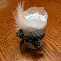 Tall Cupcakes I used the "tall cupcake" method of stacking and filling three chocolate cupcakes then wrapping them in blue fondant. Wrapped one...