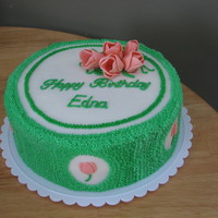 Tulip Green Cake 