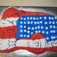 American Tractor all buttercream with a hint of orange flavoring