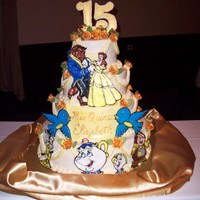 Beauty & The Beast Fondant Beauty & the Beast