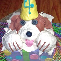 Puppy Gift rice krispie head & paws