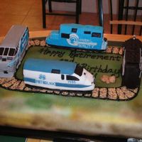 The Evolution Of The Train Engine This was a cake I did for a Retirement/Birthday, the guy worked for the train company for over 30 years and his invitation had pictures of...