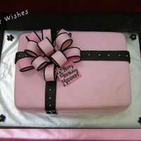 Gift For Madison I made this for my friend's daughters 1st birthday. Its a 9x13 yellow sheet cake with chocolate buttercream and fondant covered. 50/50...