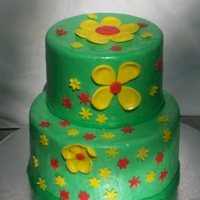 Flowers just a basic flower cake