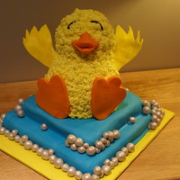 Ducky Cake A duck cake for my sister's baby shower.