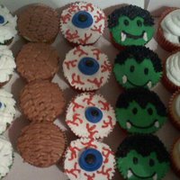 Mummies-Brains-Eye Balls-Vampires-Ghosts Done for a preschool party!!