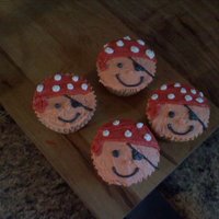 Pirate Cupcakes Set of Pirate Cupcakes! Just had some extra cupcakes so made a few different kind! My little boy loved them!