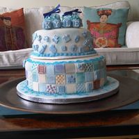 Baby Cake My first ever patchwork cake!