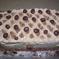 Chocolate Espresso Cake This is a chocolate espresso cake with Chocolate covered espresso beans on top. I was just playing around with different frosting. This...