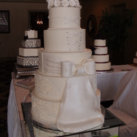 Wedding Gown Cake One of my 2010 bridal show cakes!
