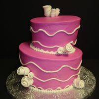 First Topsy Turvy Attempt I'm not in love with this cake, but I learned lots of lessons about what I will do next time. This was my first (conservative) attempt...