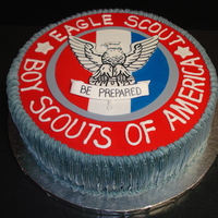 Brock's Eagle Scout My neighbor earned his Eagle Scout and his mom asked me to do the cake for their celebration. I have to thank Mooj for her inspiration! I...
