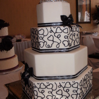 Hexagon Show Cake One of my 2010 Hexagon Bridal Show Cakes!