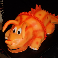 Dino Cake! It was a dinosaur theme birthday cake for a very special 3 year old who has a mom with good taste in cakes....I had fun making this I have...