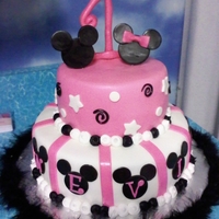 Minnie Mouse Cake This cake was for my best friends cousin she Loved it!!