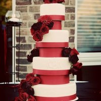 Kim And Kevins Wedding Cake I made this cake for my sisters wedding last August. I love the way it turned out!