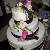 Chris And Jenessa I made this one for my Brothers wedding. Its hard being the cake decorator AND part of the wedding party! My amazing hubby actually did all...