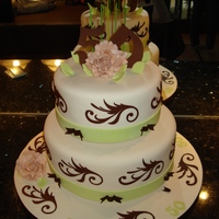 Cricut Birthday Cake Used the cricut before the Cake Cricut cake out to do this cake. Love my Cricut cake now! Custom scrolls on the sides. Matched her birthday...