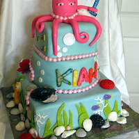 Under The Sea Under The Sea theme. 1st Birthday cake.