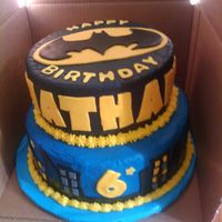 Batman Cake Made this for a friend's son who was turning 6. It was my first time making a Themed cake. I was surprised at how it turned out. Both...