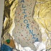 Bird's Eye Of California And Hawaii 