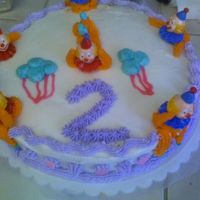 Clowns first time making clowns,it was actually very simple...everything was made with buttercream frosting