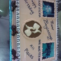 Sylvia And Hawkins Birthday The best man from my wedding and his girlfriend celebrated their birthdays together. Pisces theme and edibile images.