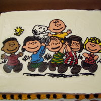 Charlie Brown This cake was made for an youth acting group's strike celebration for the play "You're A Good Man Charlie Brown". This...