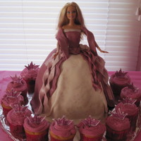 Barbie My first barbie cake...serious fondant issues with this cake, but it worked out fine, the little girl loved it.