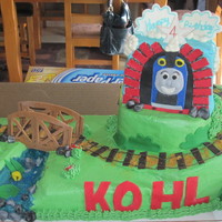 Thomas I discovered that I am not so good at sculpting, replicating anything besides basic shapes. I was happy with everything but Thomas......