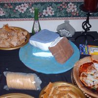 Book Cake This is a book cake I made for my son's first birthday. We threw a Harry Potter party and I just thought a stack of spell books would...