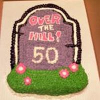 50Th Birthday Cake Done for a friend of my husbands.