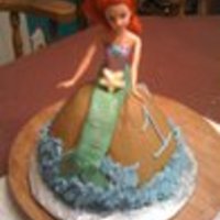 Smash Cake For 1St Birthday My boss's granddaughter was 1. The party theme was The Little Mermaid. I posted the cake for the party guest. This was Syndle's...