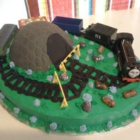 Retired Railroad Man I made this cake for a friend at work. His daddy retired from the railroad some years ago and they were having an 80th birthday party and...