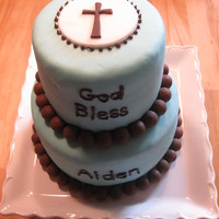 Baptism Cake 