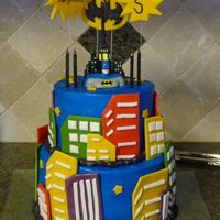 Batman Buttercreme and fondant. Idea from Pebbles1727.