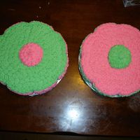 Contrasting Colors Flower Duo 