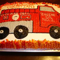Firetruck inspired by cakes on here :) Thanks for the great ideas!