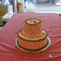 Two Tier Birthday Cake First cake I ever made for a friend's child bday. OCT 2008