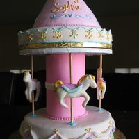 Carousel Cake Really enjoyed this one. never really had the opportunity to do scroll type pipng. Need a lot of practice but I like it!