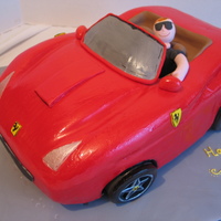 Ferrari California This was my first car cake. The guy had the actual car, which cost about 240,000! Which of course added more pressure to making sure the...