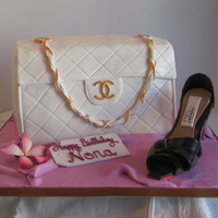 Chanel Cake Louboutin Shoe First purse cake