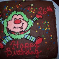 Rainbow Sprite This was for my sister's 26th birthday. She loved Rainbow Brite growing up so this cake was perfect. Image was buttercream transfer.