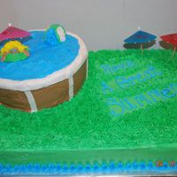 Swimming Pool Made for a swimming party to kick of summer.